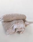 Crush Double Linen Throw