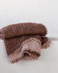 Crush Double Linen Throw