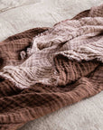 Crush Double Linen Throw