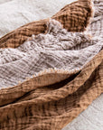 Crush Double Linen Throw