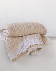 Crush Double Linen Throw