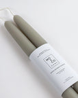 Sage | 14" Beeswax Taper Candles | Set of 2