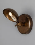 Cian Adjustable Vintage Brass Wall Sconce