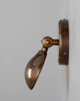 Cian Adjustable Vintage Brass Wall Sconce
