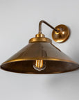 Regan Vintage Brass Wall Sconce