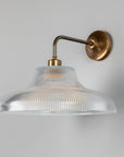 Meave Vintage Railway Glass Wall Sconce