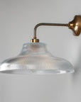 Meave Vintage Railway Glass Wall Sconce