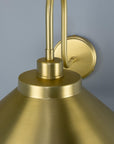 Regan Vintage Brass Swan Neck Wall Sconce