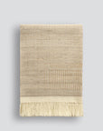 Navajo Woven Throw | Straw + Cream