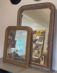 Antique French Louis Philippe Mercury Glass Mirror | No.3