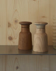 Danish Salt + Pepper Wooden Grinder Set | Oiled Oak + Teak