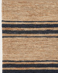 River Ticking Nook Rug | Natural + Indigo