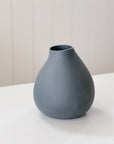 Modern Porcelain Vase | Charcoal