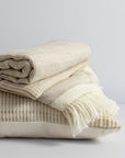 Navajo Woven Throw | Straw + Cream